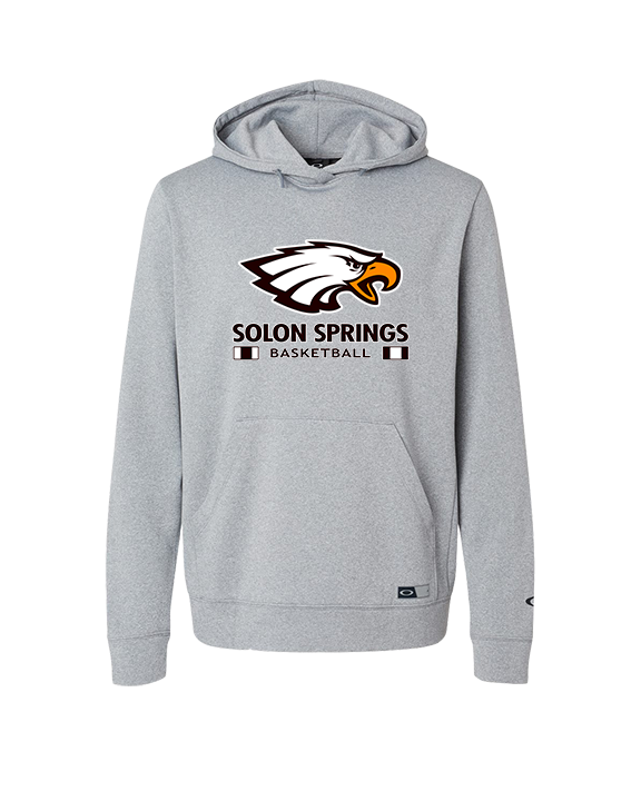 Solon Springs HS Basketball Stacked - Oakley Performance Hoodie