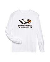Solon Springs HS Basketball Stacked - Performance Longsleeve