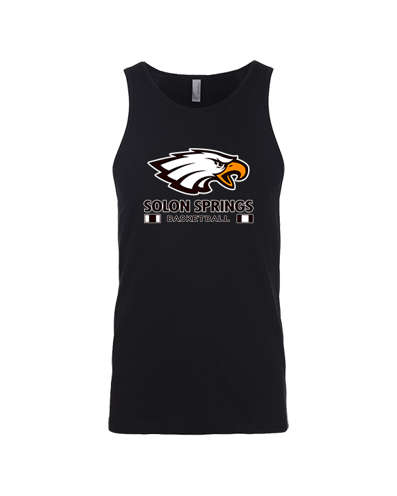 Solon Springs HS Basketball Stacked - Tank Top
