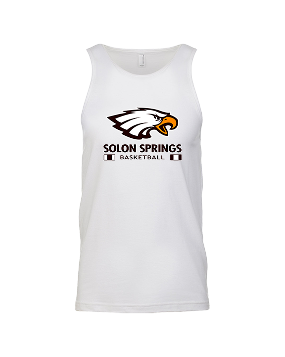 Solon Springs HS Basketball Stacked - Tank Top