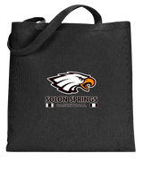 Solon Springs HS Basketball Stacked - Tote
