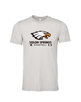 Solon Springs HS Basketball Stacked - Tri-Blend Shirt
