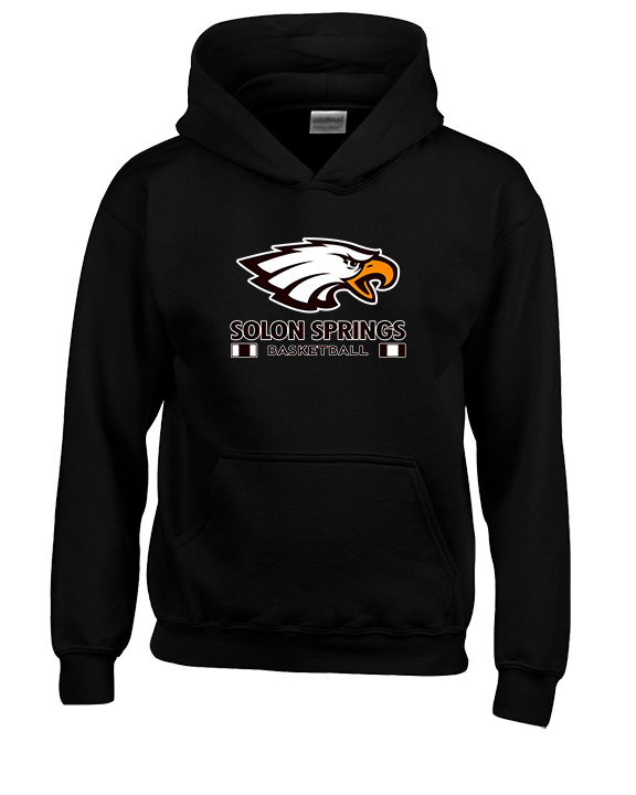 Solon Springs HS Basketball Stacked - Unisex Hoodie