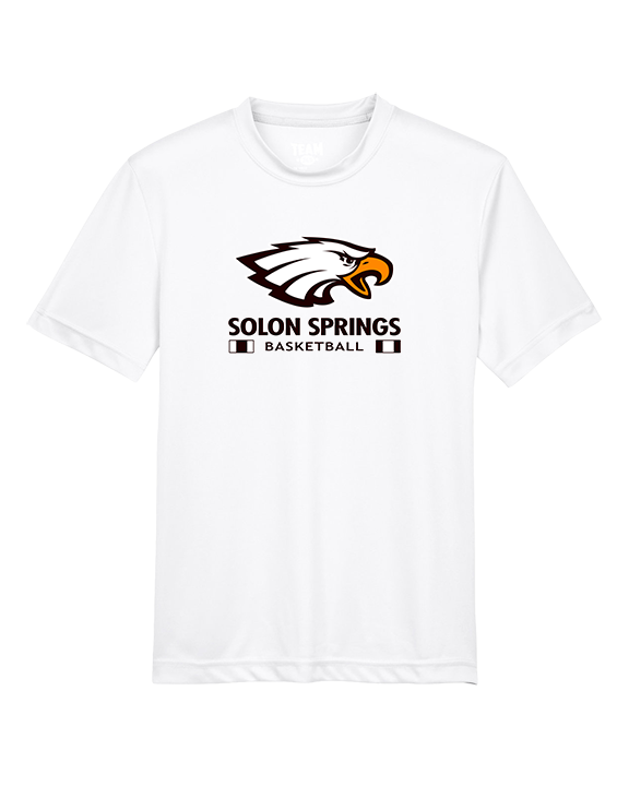 Solon Springs HS Basketball Stacked - Youth Performance Shirt