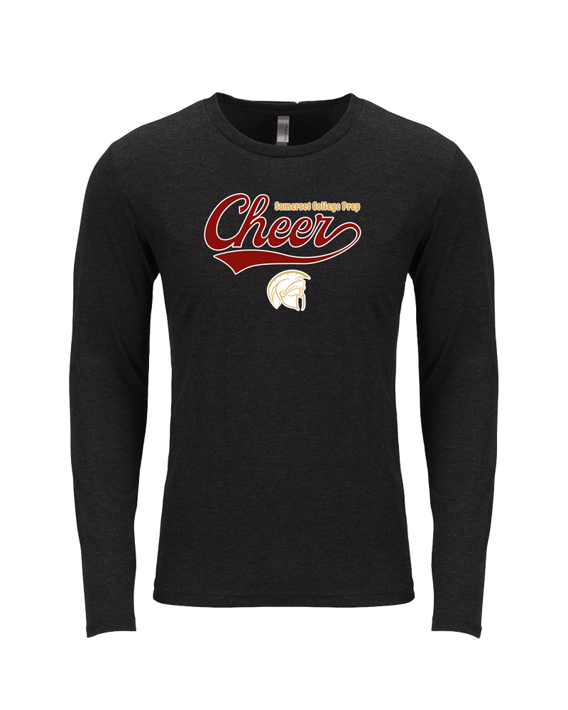 Somerset College Prep Cheer Banner - Tri Blend Long Sleeve