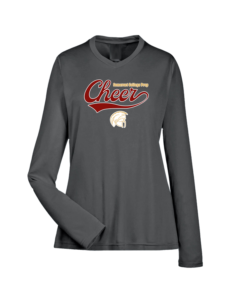 Somerset College Prep Cheer Banner - Womens Performance Long Sleeve