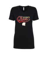 Somerset College Prep Cheer Banner - Womens V-Neck