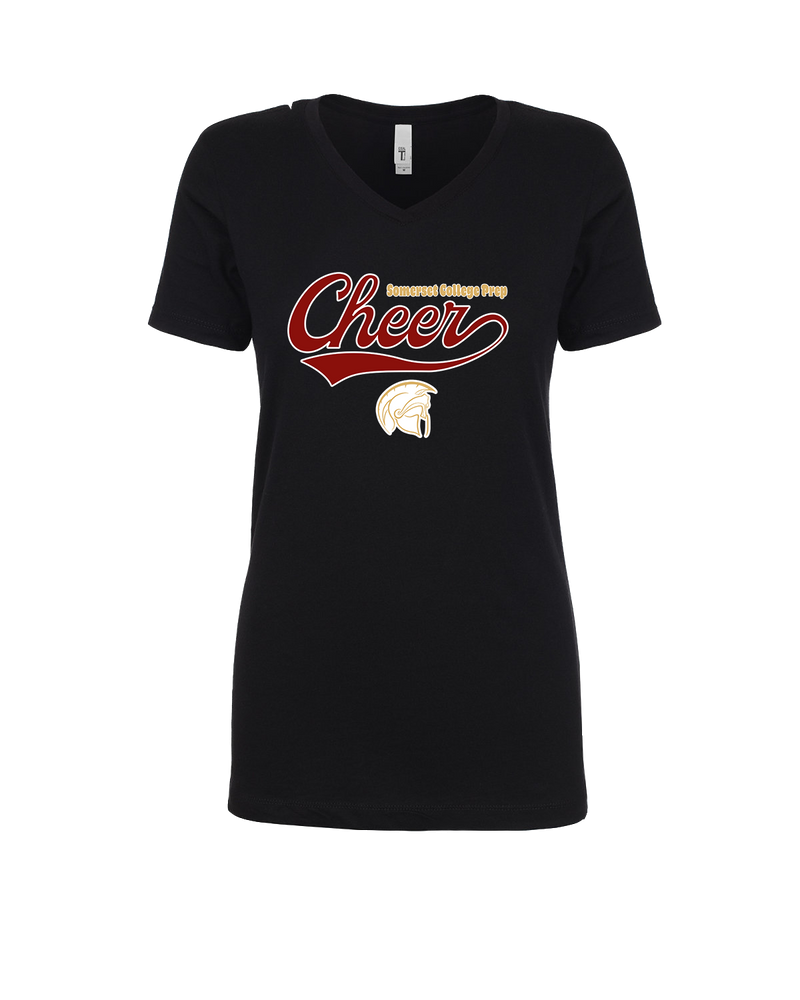 Somerset College Prep Cheer Banner - Womens V-Neck