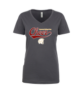 Somerset College Prep Cheer Banner - Womens V-Neck