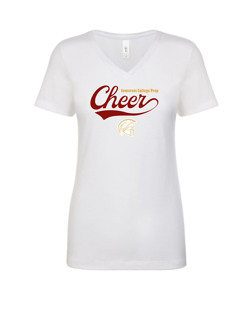 Somerset College Prep Cheer Banner - Womens V-Neck