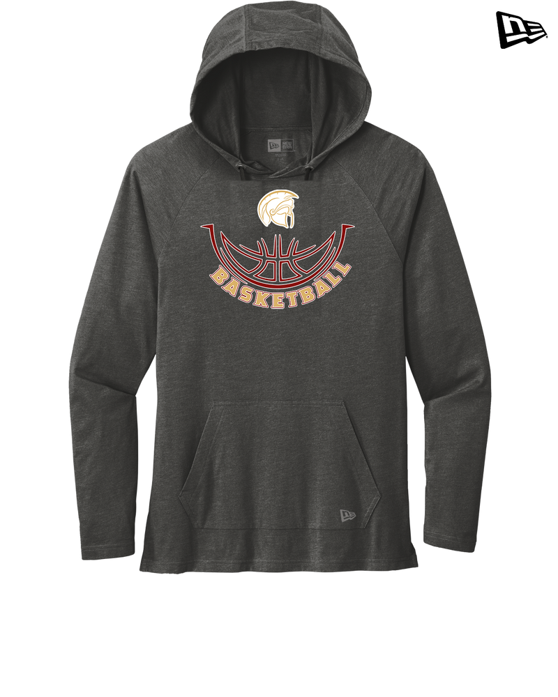 Somerset College Prep Basketball Half Ball - New Era Tri Blend Hoodie