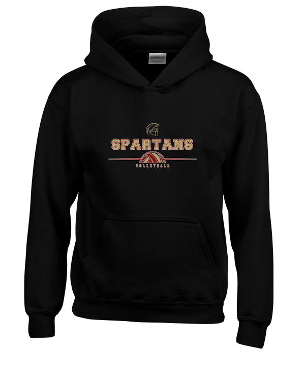 Somerset College Prep Volleyball Half Vball - Youth Hoodie