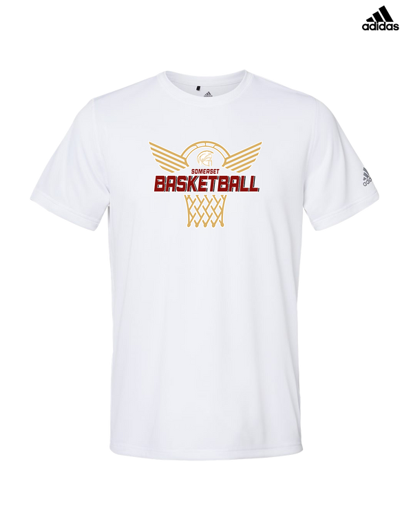 Somerset College Prep Basketball Hoop - Adidas Men's Performance Shirt