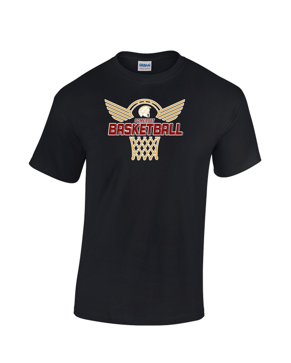 Somerset College Prep Basketball Hoop - Cotton T-Shirt