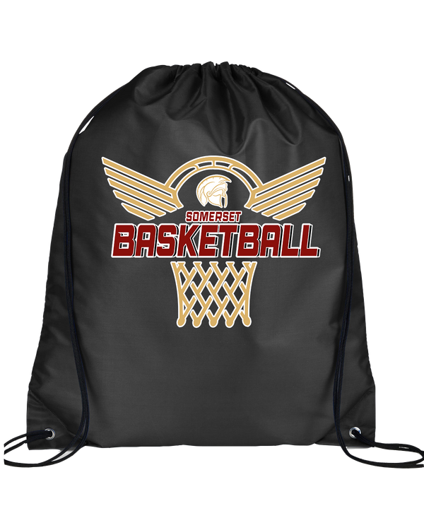 Somerset College Prep Basketball Hoop - Drawstring Bag