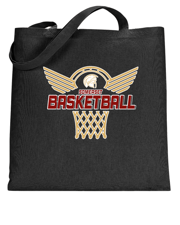 Somerset College Prep Basketball Hoop - Tote Bag