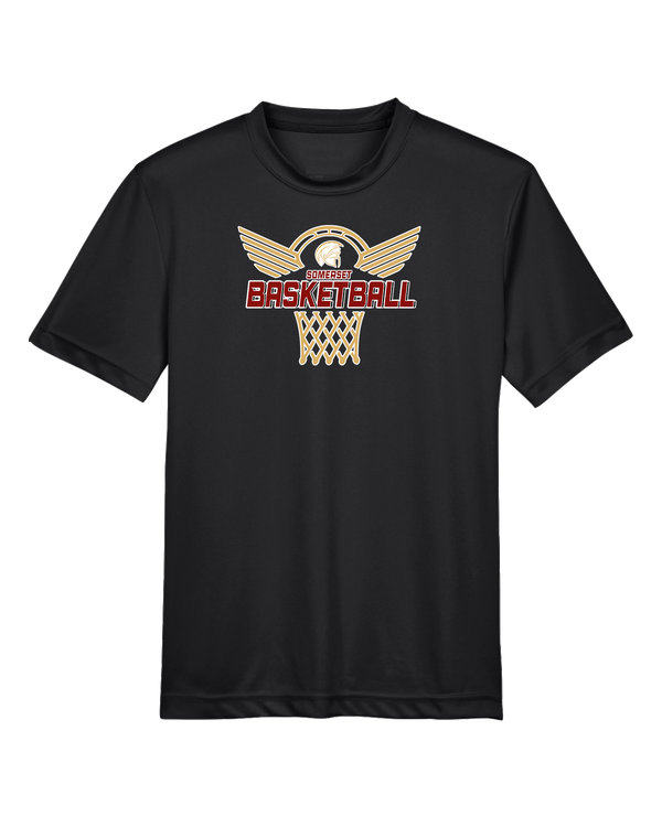 Somerset College Prep Basketball Hoop - Youth Performance T-Shirt