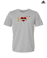 Somerset College Prep Cheer I Heart Cheer - Adidas Men's Performance Shirt