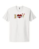Somerset College Prep Cheer I Heart Cheer - Select Cotton T-Shirt