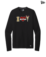 Somerset College Prep Cheer I Heart Cheer - New Era Long Sleeve Crew