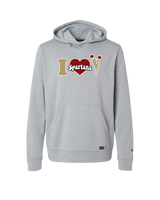Somerset College Prep Cheer I Heart Cheer - Oakley Hydrolix Hooded Sweatshirt