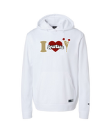 Somerset College Prep Cheer I Heart Cheer - Oakley Hydrolix Hooded Sweatshirt