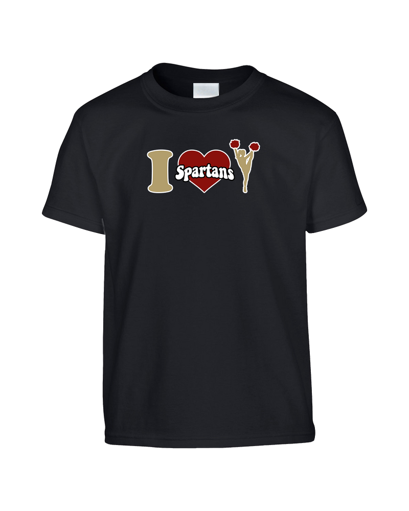 Somerset College Prep Cheer I Heart Cheer - Youth T-Shirt