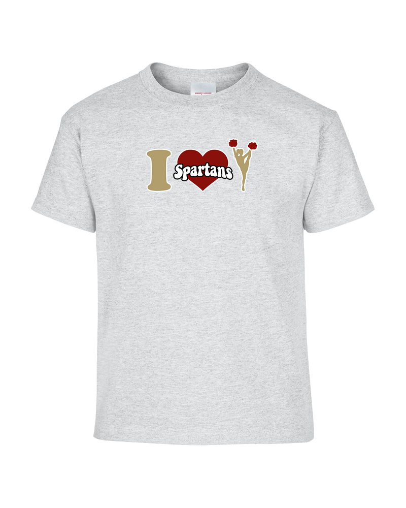 Somerset College Prep Cheer I Heart Cheer - Youth T-Shirt