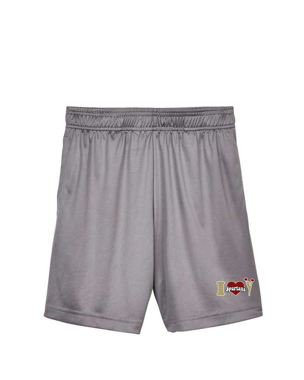 Somerset College Prep Cheer I Heart Cheer - Youth Short