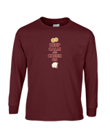 Somerset College Prep Cheer Keep Calm - Mens Basic Cotton Long Sleeve
