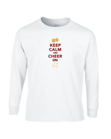 Somerset College Prep Cheer Keep Calm - Mens Basic Cotton Long Sleeve