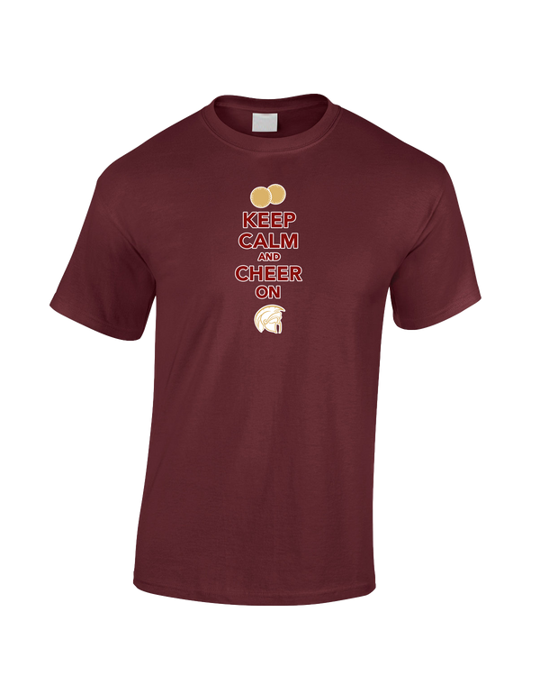Somerset College Prep Cheer Keep Calm - Cotton T-Shirt