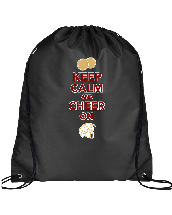 Somerset College Prep Cheer Keep Calm - Drawstring Bag