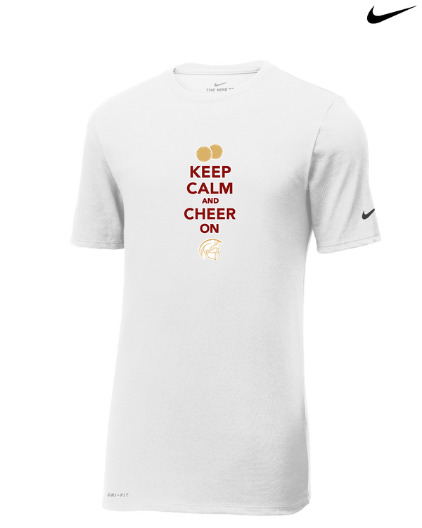 Somerset College Prep Cheer Keep Calm - Nike Cotton Poly Dri-Fit