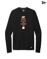 Somerset College Prep Cheer Keep Calm - New Era Long Sleeve Crew