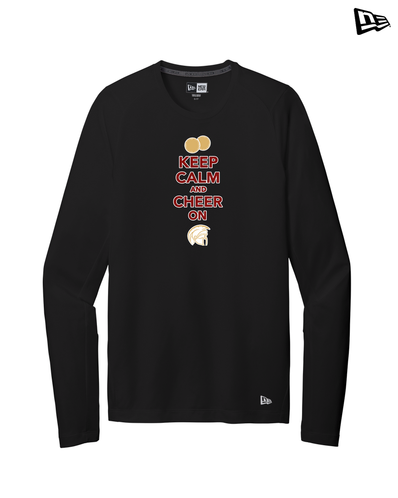 Somerset College Prep Cheer Keep Calm - New Era Long Sleeve Crew
