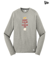 Somerset College Prep Cheer Keep Calm - New Era Long Sleeve Crew