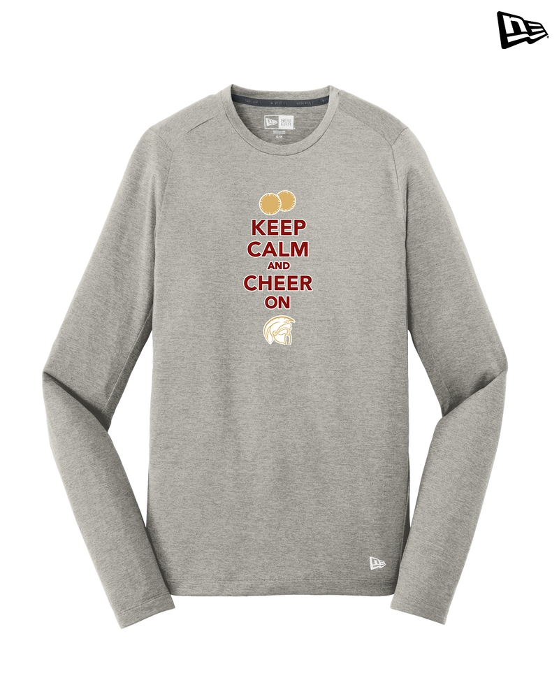 Somerset College Prep Cheer Keep Calm - New Era Long Sleeve Crew
