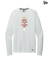 Somerset College Prep Cheer Keep Calm - New Era Long Sleeve Crew