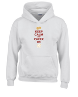Somerset College Prep Cheer Keep Calm - Youth Hoodie