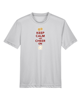 Somerset College Prep Cheer Keep Calm - Youth Performance T-Shirt