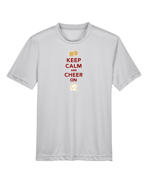 Somerset College Prep Cheer Keep Calm - Youth Performance T-Shirt