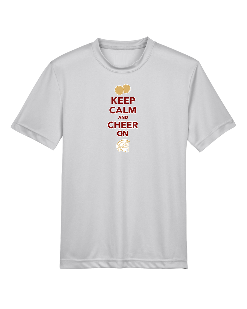 Somerset College Prep Cheer Keep Calm - Youth Performance T-Shirt