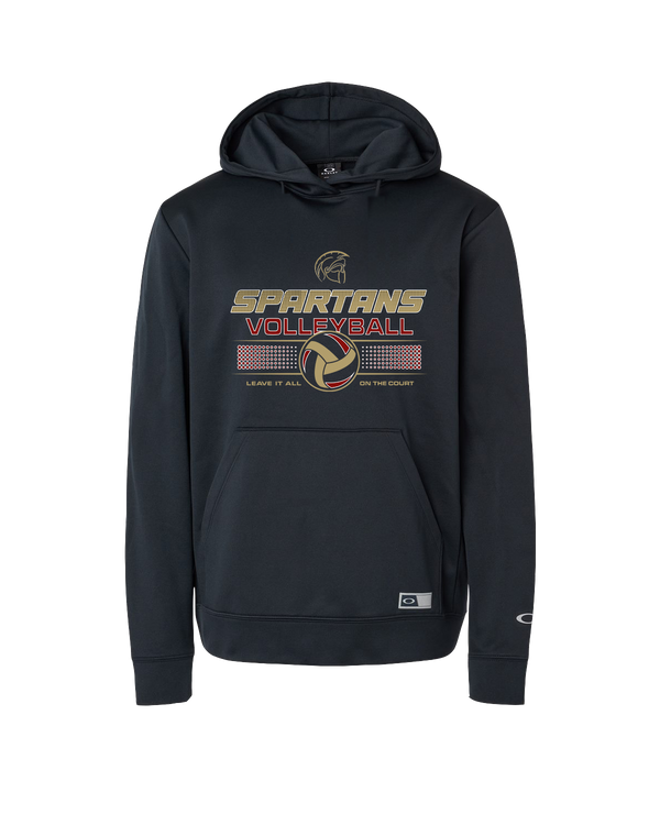 Somerset College Prep Volleyball Leave It On The Court - Oakley Hydrolix Hooded Sweatshirt