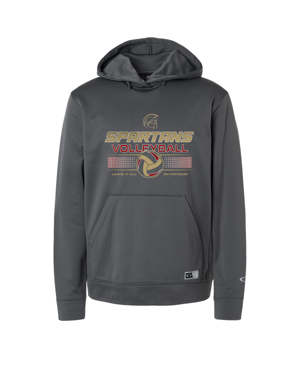 Somerset College Prep Volleyball Leave It On The Court - Oakley Hydrolix Hooded Sweatshirt