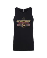 Somerset College Prep Volleyball Leave It On The Court - Mens Tank Top