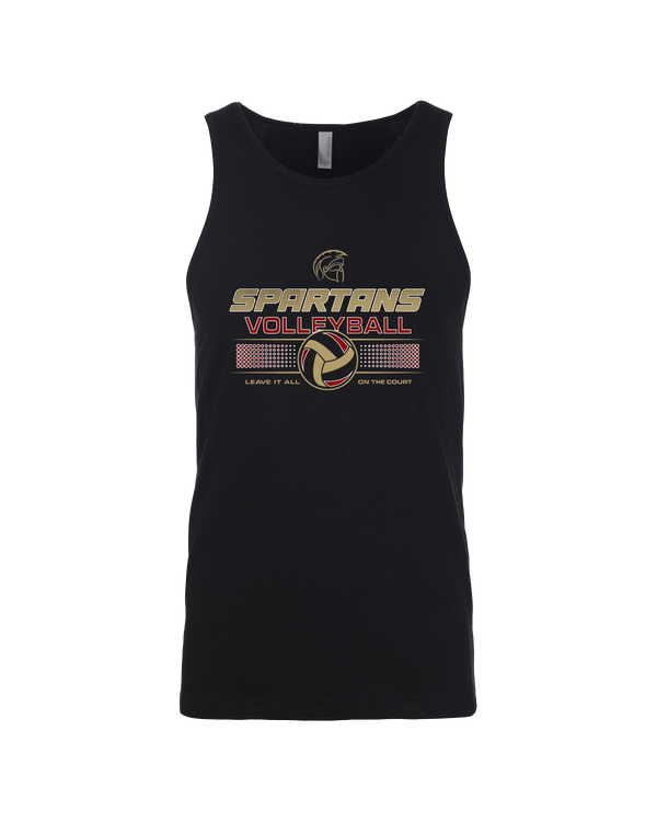 Somerset College Prep Volleyball Leave It On The Court - Mens Tank Top