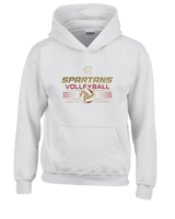 Somerset College Prep Volleyball Leave It On The Court - Cotton Hoodie