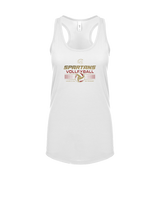 Somerset College Prep Volleyball Leave It On The Court - Womens Tank Top
