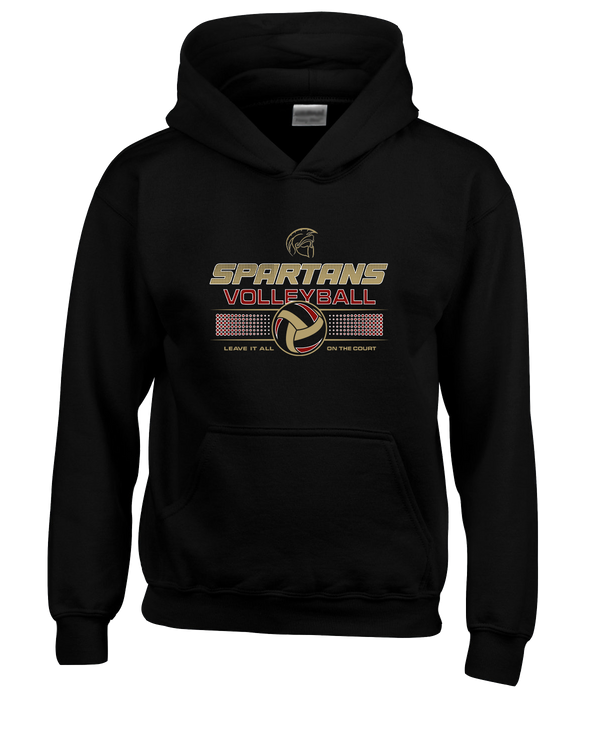 Somerset College Prep Volleyball Leave It On The Court - Youth Hoodie